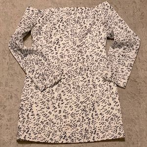 Keepsake Dress,slightly off the shoulder boat neck